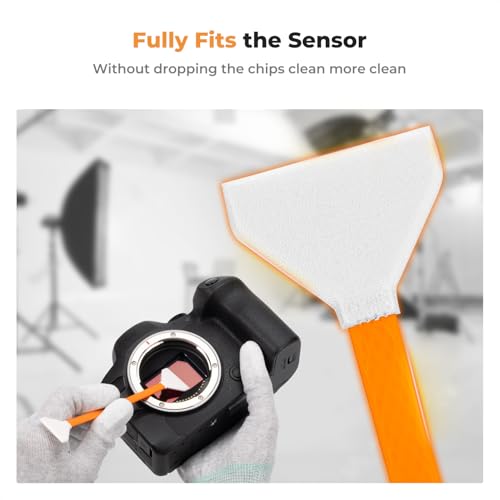 K&F CONCEPT Double-Tipped APS-C Sensor Cleaning Kit with Sensor Cleaner 16mm