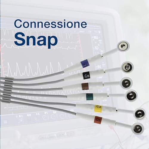 Fiab - 1 Pack of 50 Universal Single Use Oval Foam ECG Electrodes 48x50mm Adult
