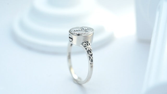 925 Sterling Silver Cross Cremation Ring for Ashes Memorial Urn Ring Christian Cross Memorial Jewelry Sympathy Remembrance Gift 9
