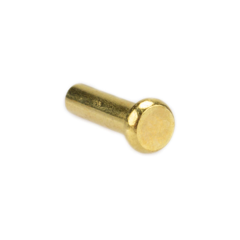 [Australia - AusPower] - Cutlers Cutlery Rivets 3/16" x 3/8" Knife Making Handle Pins- Brass (10 sets) 