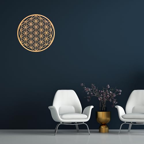 DECORVELL 12" Wall Decor (Flower Of Life) Flower Of Life