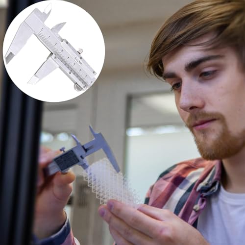 Calliper Analogue 150 mm, Calliper Analogue 0.02 mm | Accuracy calliper analogue with locking screw for household and industrial measurement, measuring tool Vernier caliper analogue 150 mm