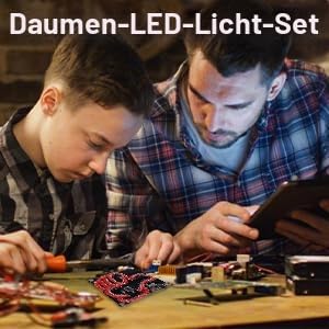 DONGKER Soldering Kit, LED Light Soldering Exercise Set, DIY LED Lights, Electronic Kits for Students, Teaching and Learning Training, DIY Soldering Project Thumbs Up