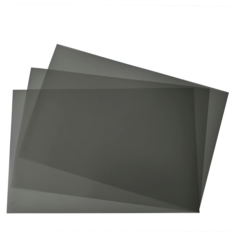 [Australia - AusPower] - Polarized Film Sheets 3 PCS 7.8 x11.8inches/20x30cm Polarizer Linear Polarizing Filter Non-Adhesive for Educational Physics Photography Lighting 