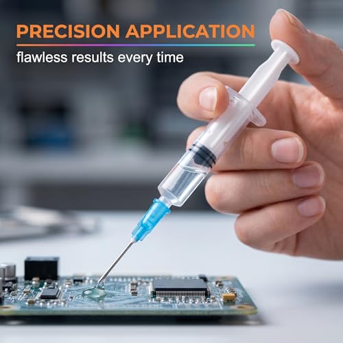 90-Piece Dosing Needle Set, Blunt Cannulas for Syringes, 14G-30G Injection Needles Assortment (13 mm), Precision Dosing Tips for Glue, Ink, Oil and Industrial Applications