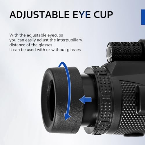 10x42 Monocular Telescope High Power HD, 330g Ultra-Lightweight & Portable, BAK4 Prism Metal Frame, with Phone Adapter Tripod for Bird Watching, Hunting, Travel, Concerts, Football Games
