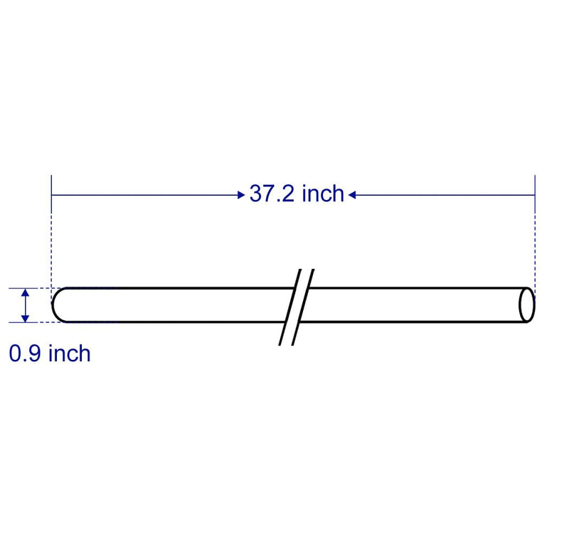 HQUA-OWS-12Q Quartz Sleeve for OWS 12GPM Water Purifier, 4 O-Rings Included.