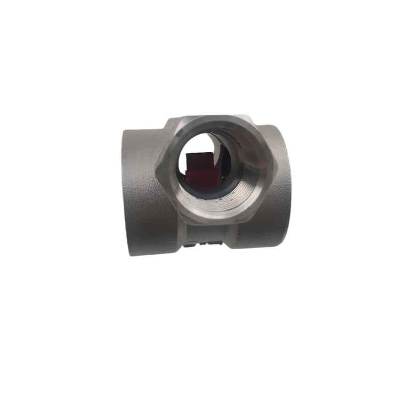 [Australia - AusPower] - 3/4"NPT Female 304 Stainless Window Sight Glass Flow Indicator With Impeller Pipe Medium flow observer DN20-3/4" 
