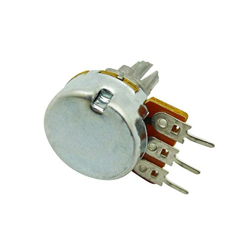 B20K 20K Ohm Adjustment Single Linear Rotary Taper Potentiometer Shaft 15 mm Pack of 10