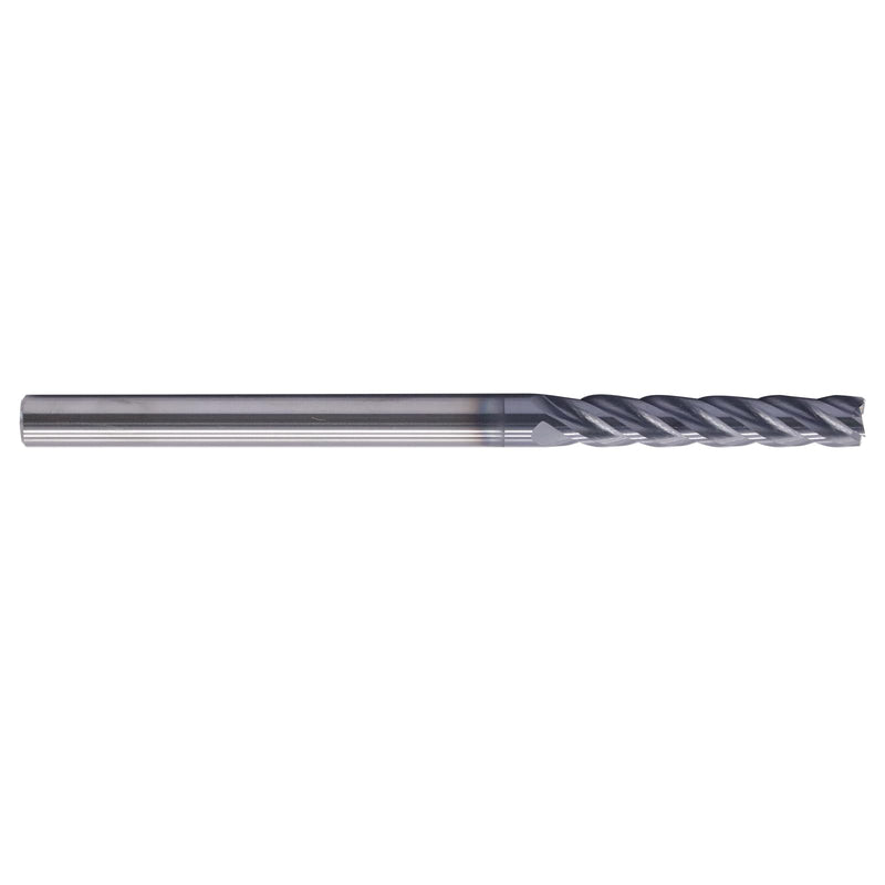 [Australia - AusPower] - BestParts High Performance Solid Carbide Long End Mill - AlTiN Coated, 30 Degree Helix, 4 Flute, 1/4" Cutting Diameter, 1/4" Shank Diameter, 1-1/2" Length of Cut, 4" Overall Length, Square End 