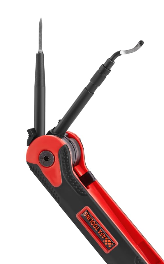 [Australia - AusPower] - AFA Tooling - 4-in-1 Deburring Tool - Works on Metal, Resin, PVC Pipes, Copper, Plastic and 3D Printed Edges - Plumbing & 3D Printing Burr Removal Reamer Tool 