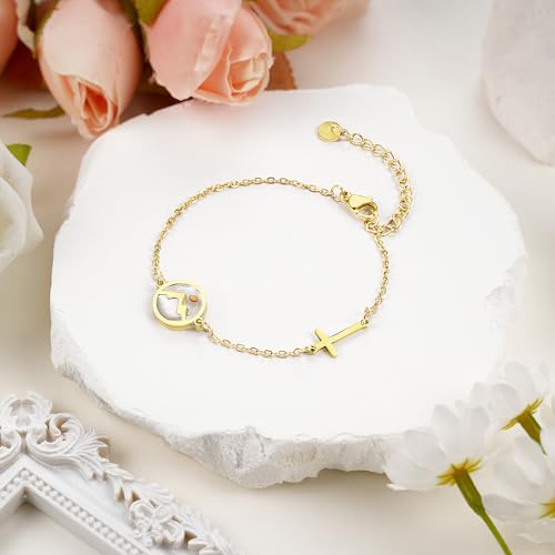 Sereney Mustard Seed Bracelet Baptism Confirmation Bracelet for Women
