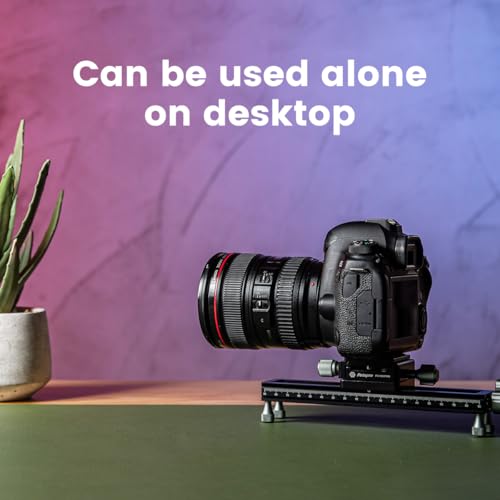 Fotopro Macro Focusing Rail Rack Slider for Close-up Shooting Macro Photography with Quick Release Plate 7.4 Inch Aluminum Alloy Universal Camera Slider for DSLR Camera Camcorder Film Photography