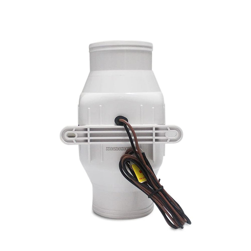 12V in-Line Marine Bilge Air Blower - 3" 130 CFM or 4“ 270 CFM, 3 Inch or 4 Inch Quiet Operation Bilge Blower Fan for Boat, Yacht(4", 270 CFM) 4''