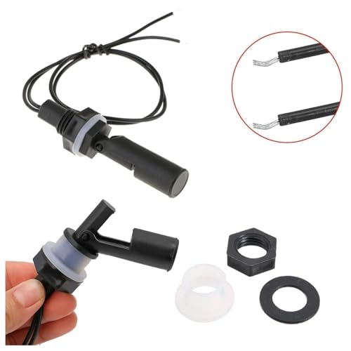 4 x Level Switch, Side-Mounted Horizontal Float Switch, Liquid Float Switch, Water Level Sensor, Liquid Float Switch for Tank, Pool, Horizontal, Aquarium