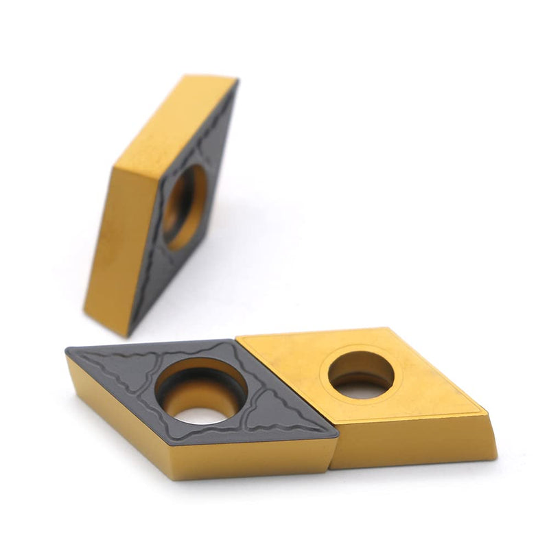 [Australia - AusPower] - CNC Carbide Inserts DCMT32.51 / DCMT11T304PM for Metal Cutting Steel, Semi-Finishing chipbreaker for Turning Cutter, 10 PCS 