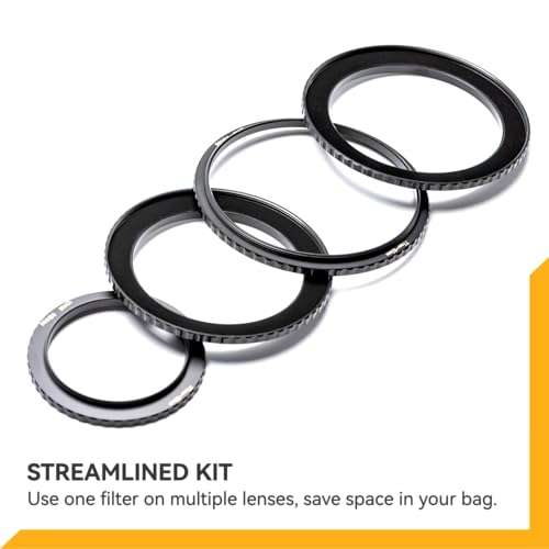 NiSi Brass Pro 67mm to 77mm Step-Up Ring, Converts 67 Lens to 77 Filter 67-77mm