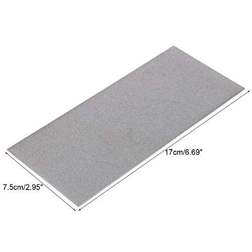 Diamond Grinding Plate 150 Grit, Rectangle Diamond Whetstone, Thin Grinding Stones, Outdoor Kitchen Grinding Tool (150) 150 mesh