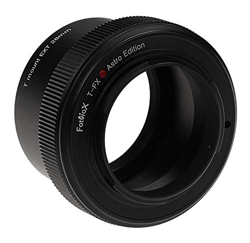 Fotodiox Lens Adapter Astro Edition - Compatible with T-Mount (T/T-2) Screw Mount Telescopes to Fuji X-Series Mount Cameras for Astronomy, T2A-FXRF