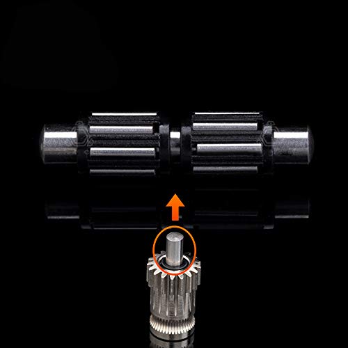 High Precision 3D Printer Dual Direct Drive Basic Kit with Nickel Plating Hardened Steel Gears Compatible with DDB Extruder Dual Gears DIY USE (Basic kit)