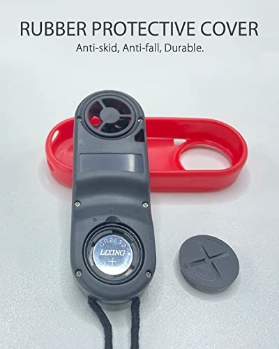 Wintact Handheld Anemometer Digital Wing Wind Speed Meter Pocket Airflow Speed Tester for Home HVAC Channel Outdoor Kite Boat Sailing Surfing
