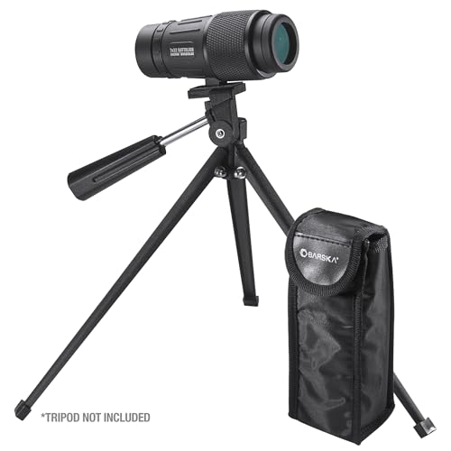 Barska Battalion Waterproof Monocular – Portable High-Power Optic for Birding, Hiking, Sporting Events, Concerts & Travel 7X32