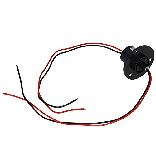 43.9 mm Black 2 Wire 500 RPM AC/DC 240 V 10 A Metal Platic Hattype Capsule for Electronic Devices