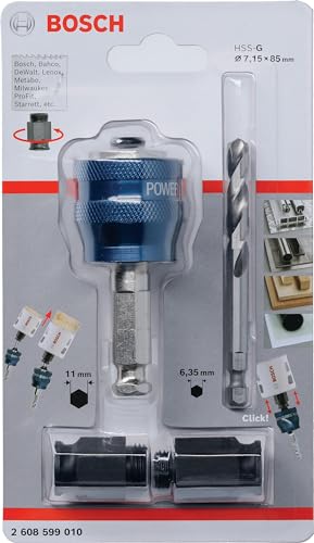 Bosch Professional 4 pcs. Power Change Plus Starter Kit Set (for upgrading to Bosch Power Change Plus, Accessories for Drill Driver) Starter Kit Set Light