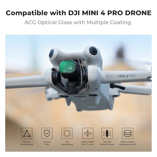 K&F Concept Mini 4 Pro UV Filter, MCUV Protection Filter, HD Optical Glass Multi-Coated Filter Compatible with DJI Mini 4 Pro 1Pack-UV