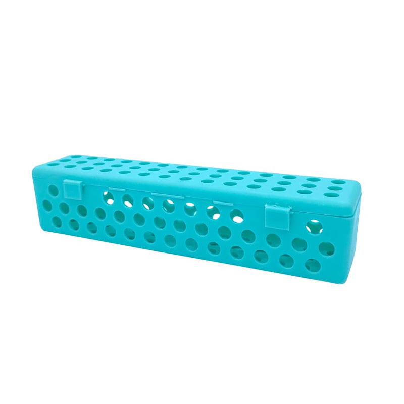 [Australia - AusPower] - Dental Instrument Sterilizat Case Plastic Autoclavale Cassette Case Medical Surgical?Instrument?Disinfection Container Tray Green 