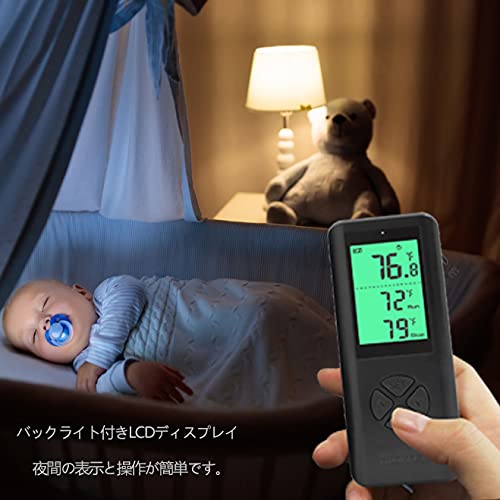 [Australia - AusPower] - DIGITEN Wireless Thermostat Plug-in Temperature Controller Outlet Remote Control Built in Temp Sensor Thermometer Heating Cooling Mode for Fan Heater Greenhouse Home Brew Reptile, Black 