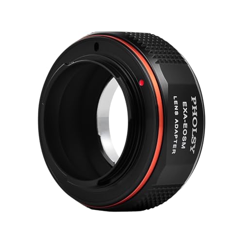 PHOLSY Lens Mount Adapter Compatible with Exakta Lens and Canon EF-M Camera Exakta to EOS M