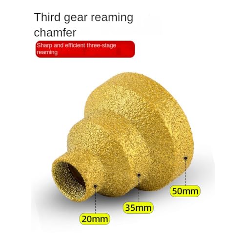 Diamond Chamfer Drill Bit 20-35-50mm Angle Grinder M14 Thread for Magnifying Marble Tile Masonry Concrete Porcelain