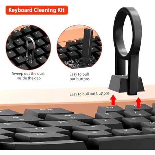 Headphone Cleaning Kit for Airpods Multifunctional Keyboard Cleaning Kit 20 in 1 Cleaning Kit for Camera Laptop PC Monitor Phone