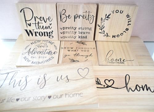 Home Solid Wood Freestanding Plaque. Wooden Shelf Sideboard Decor. Newlywed New Home Birthday Home Ornament. Aunt Friend Colleague Gift