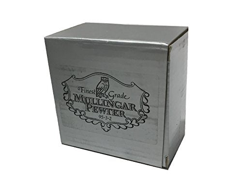 Heart-shaped Celtic jewelry box made of pewter by Mullingar Pewter, featuring Claddagh design and Irish craftsmanship.
