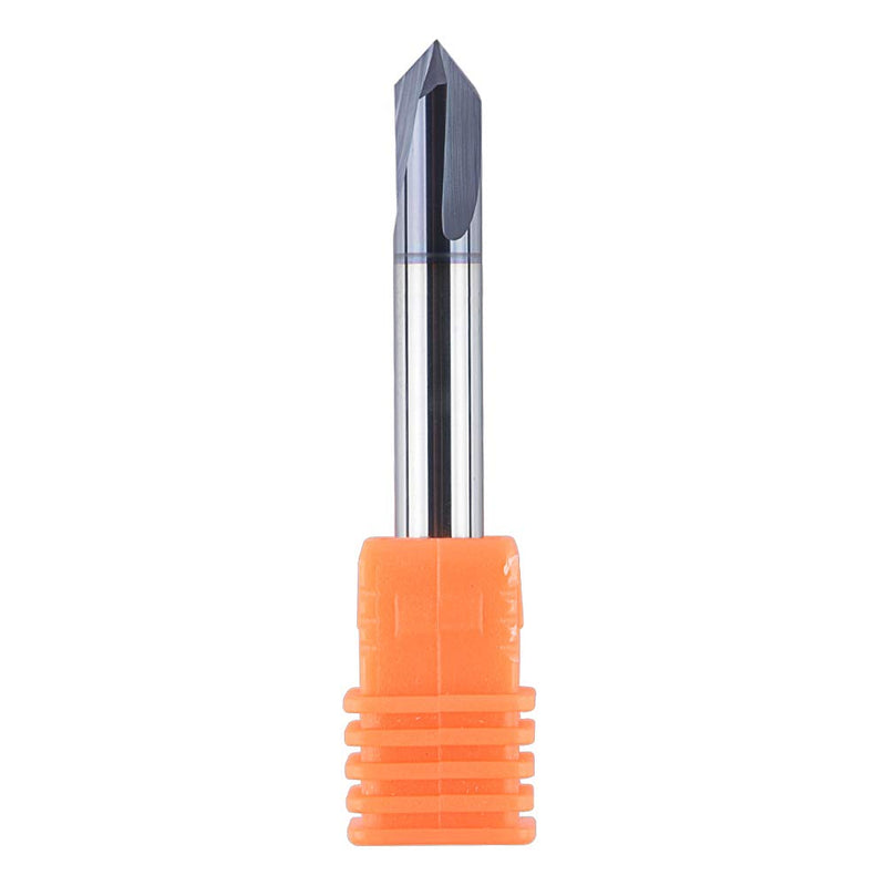 [Australia - AusPower] - SpeTool Chamfer Cutter Engraving Cutter 6 mm Shank 90 Degree V Groove Cutter Solid Carbide 3 Flutes Engraving Cutter CNC Wood Cutter End Mill Cutter for Router with TiAlN Coating for Machine Tools and 
