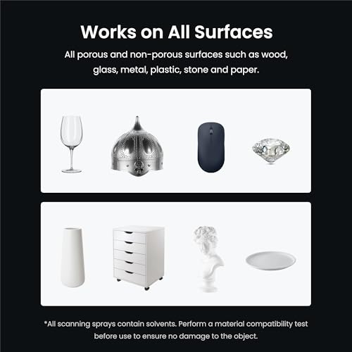 Revopoint 3D Scanning Spray for Reflective & Black Surfaces, AB-P, 500ml SPRAY-AB-P
