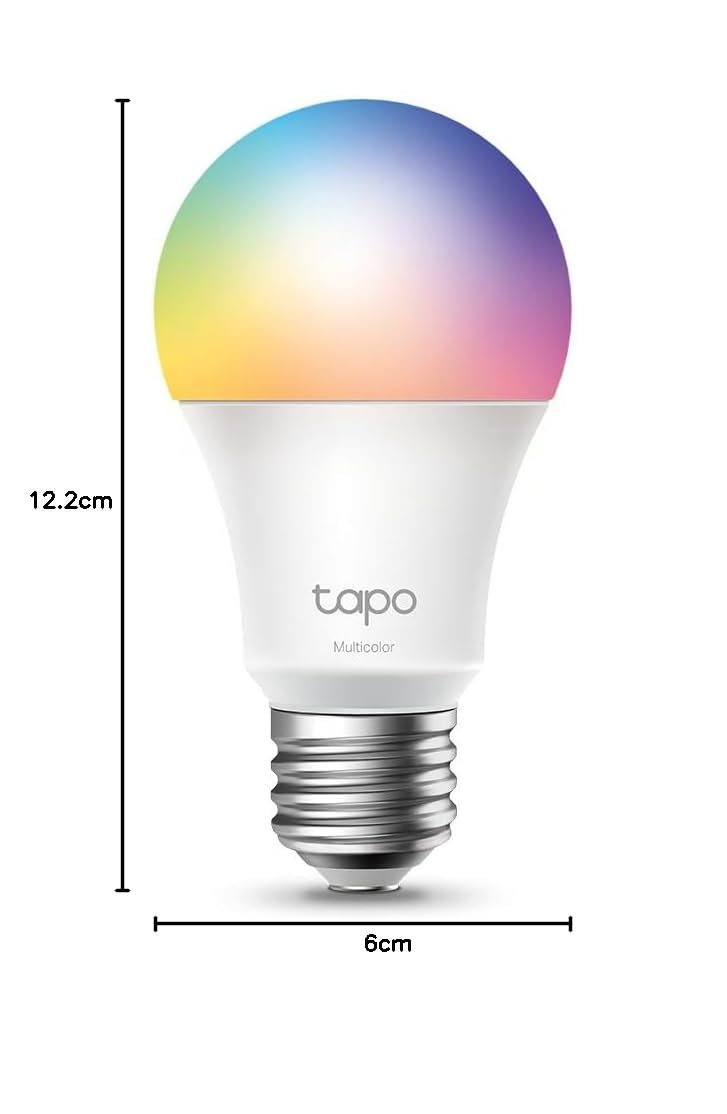 TP-Link Tapo L530E Smart WiFi Light Bulb E27, Multicolored Dimmable Alexa Smart Lamp, Smart Home Alexa Accessories, Compatible with Alexa, Google Assistant, Tapo App, Operations and Schedules, No Hub Required