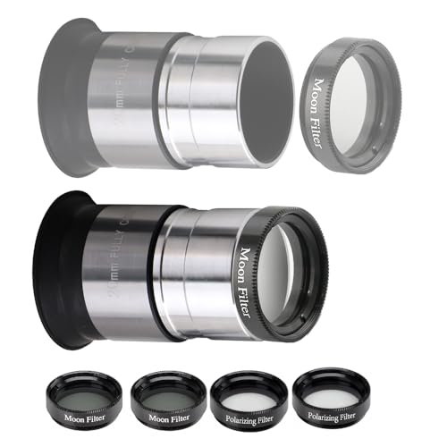 1.25-Inch Telescope Eyepiece Set with Barlow and Filters Astronomy Eyepiece Set