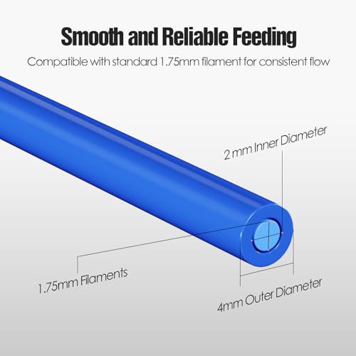 HANGLIFE PTFE Tube for 1.75mm Filament (5M/16.4 FT), Bowden Tube – Accessories for Creality Ender 3/3 Pro/3 V2/3 Neo/5/5 Pro/CR 10/CR-10S & More Bowen Extrusion System 3D Printers 5 Meter