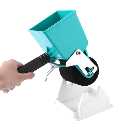 FTVOGUE manual glue applicator roller, green and cream 180mL wood glue coating tool with two rollers and non-slip handle