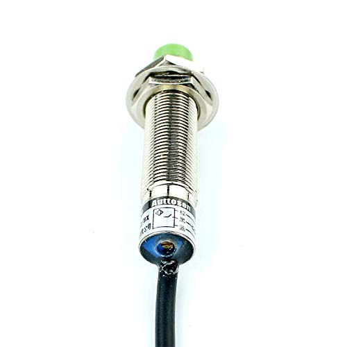 [Australia - AusPower] - Taidacent M12 Capacitive Proximity Sensor Switch Detect Plastic Glass Wood 5mm Adjustable Distance Capacitive Proximity Sensor (PNP Always Open) PNP always open 