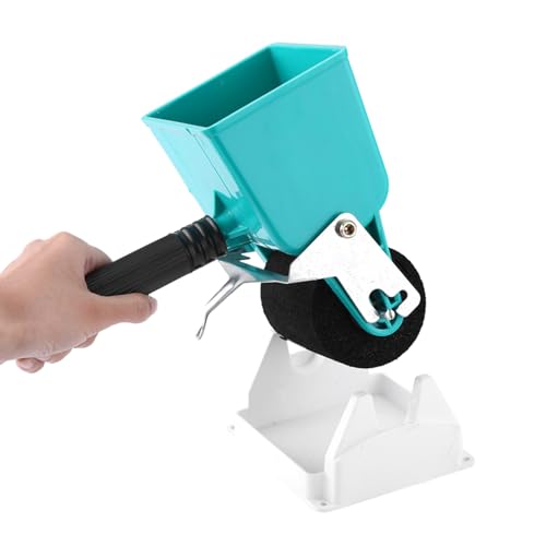 FTVOGUE manual glue applicator roller, green and cream 3-inch woodworking coating tool with two rollers and handle