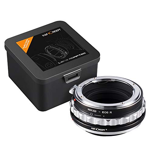 K&F Concept Lens Mount Adapter for Nikon (G Lens to Canon EOS R Camera Body