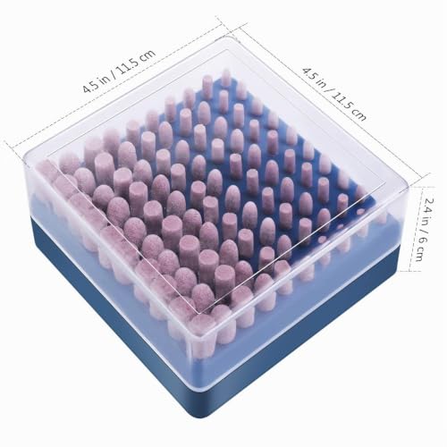 Ueetek 3 mm shanks, 100 pieces, grinding mandrel-mounted sanding / polishing tool (pink)