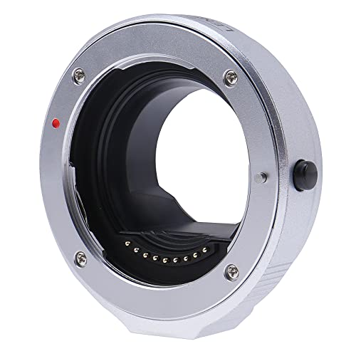 FocusFoto Electronic AF Auto Focus Adapter Ring for Four Thirds 4/3 lens to Olympus PEN Panas0nic Lumix Micro Four Thirds (MFT, M4/3) Mount Mirrorless Camera Body as DMW-MA1 MMF-1 MMF-2 MMF-3 (Silver)