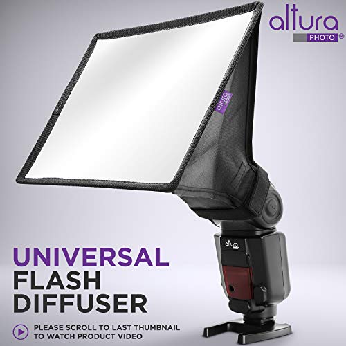 Altura Photo Flash Diffuser Softbox 9x7, Universal for Camera Speedlight 9x7"
