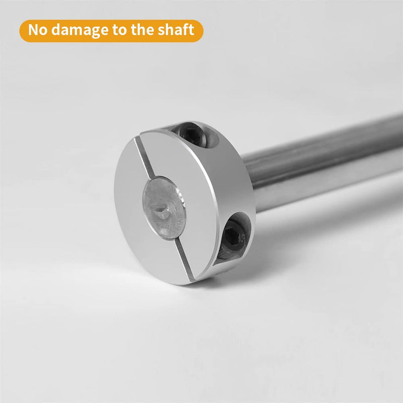 [Australia - AusPower] - 4pcs Split Shaft Collar 1 1/4 Inch Bore (32mm), Aluminum Two-Piece Clamping Collar for Shaft, 60mm OD, 15mm Thickness, with M6 Set Screws (Pack of 4) 32mm Bore Size 