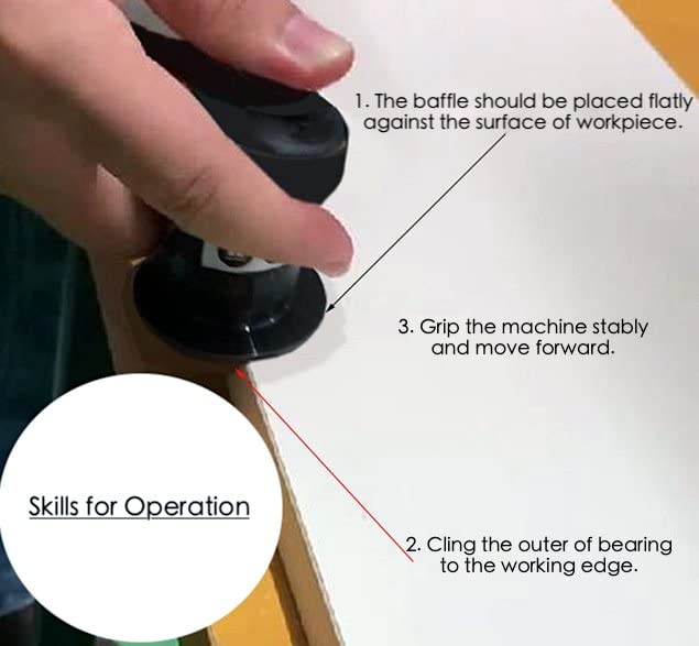 [Australia - AusPower] - Mini Chamfering Tool 45 Degree Handheld Metal Deburring Trimming Chamfering Machine Pneumatic Beveling Machine, Light Linear Air Chamfer Tool Arc Edge Beveler with Precision Blade Inserts 